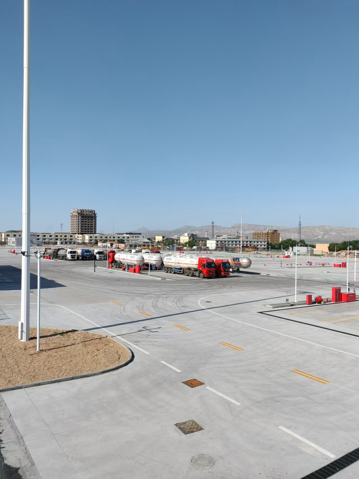 Supplied exterior station rendering